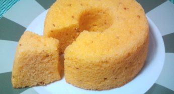 BOLO DE FUBÁ COM ERVA-DOCE