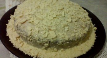 BOLO GELADO DE CHOCOLATE BRANCO