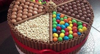 BOLO DE CHOCOLATE COM GULOSEIMAS